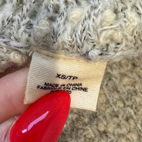 Anthropologie Sleeping on Snow Knit Cowl Neck Sweater (XS) - Picture 7 of 8